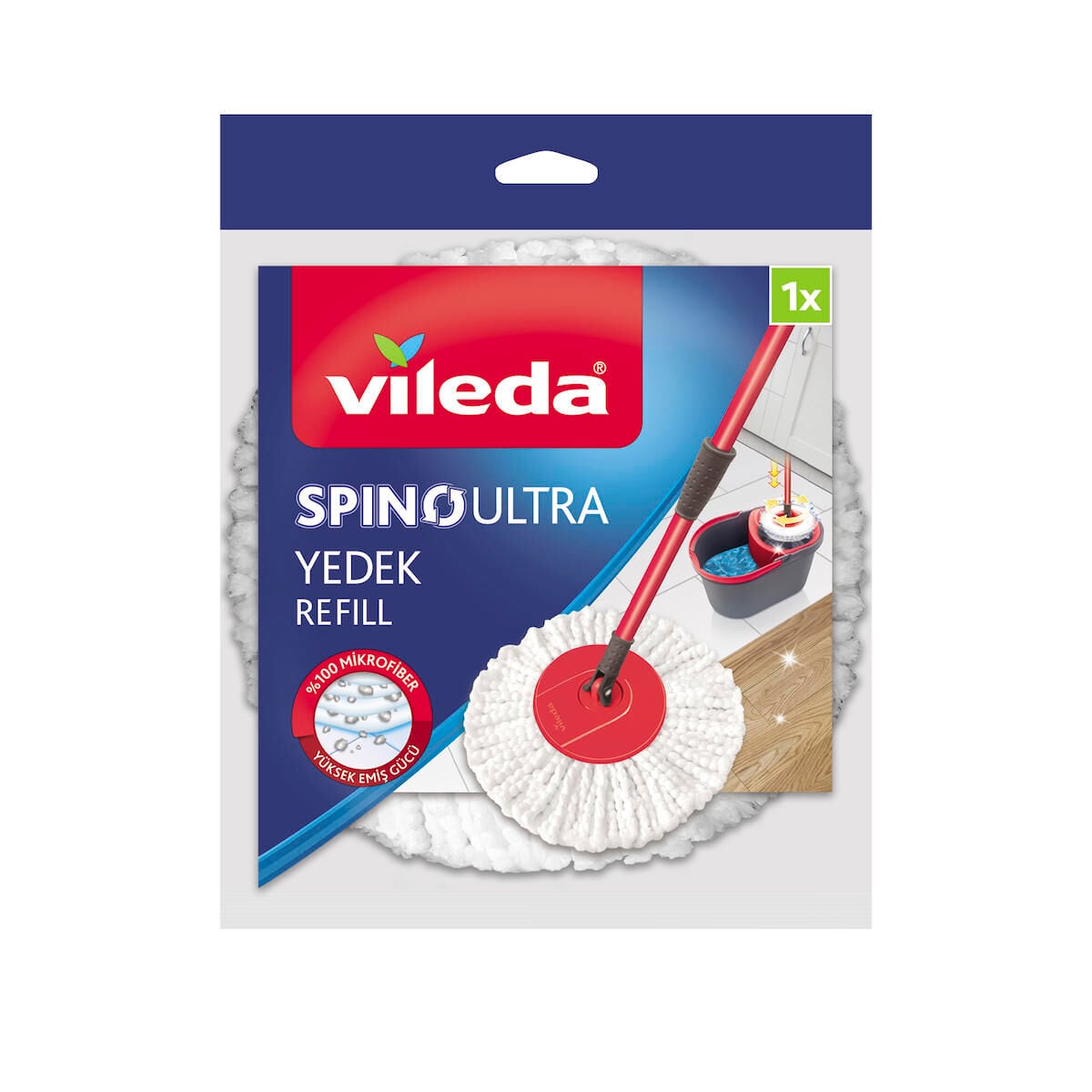 Paspas Yedek Vileda SpinoUltra Mikrofiber