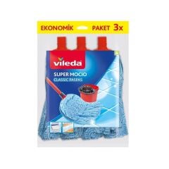 Paspas Yedek Vileda Supermocio 3'lü Klasik