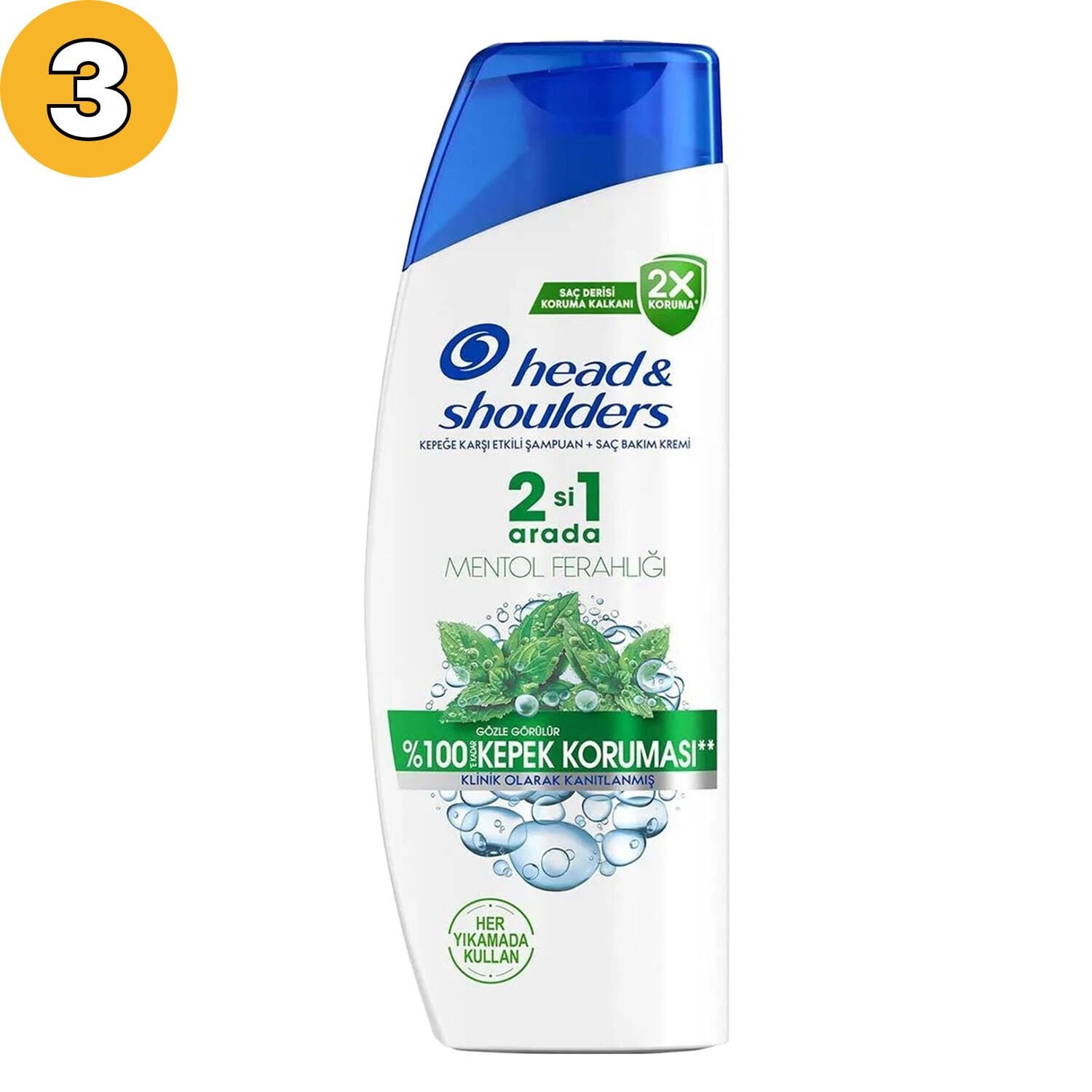 Şampuan Head & Shoulders 300 ml 2-1 Mentol Ferahlığı***