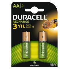 Duracell Şarjlı Pil S1300 Aa Kalem 2Li