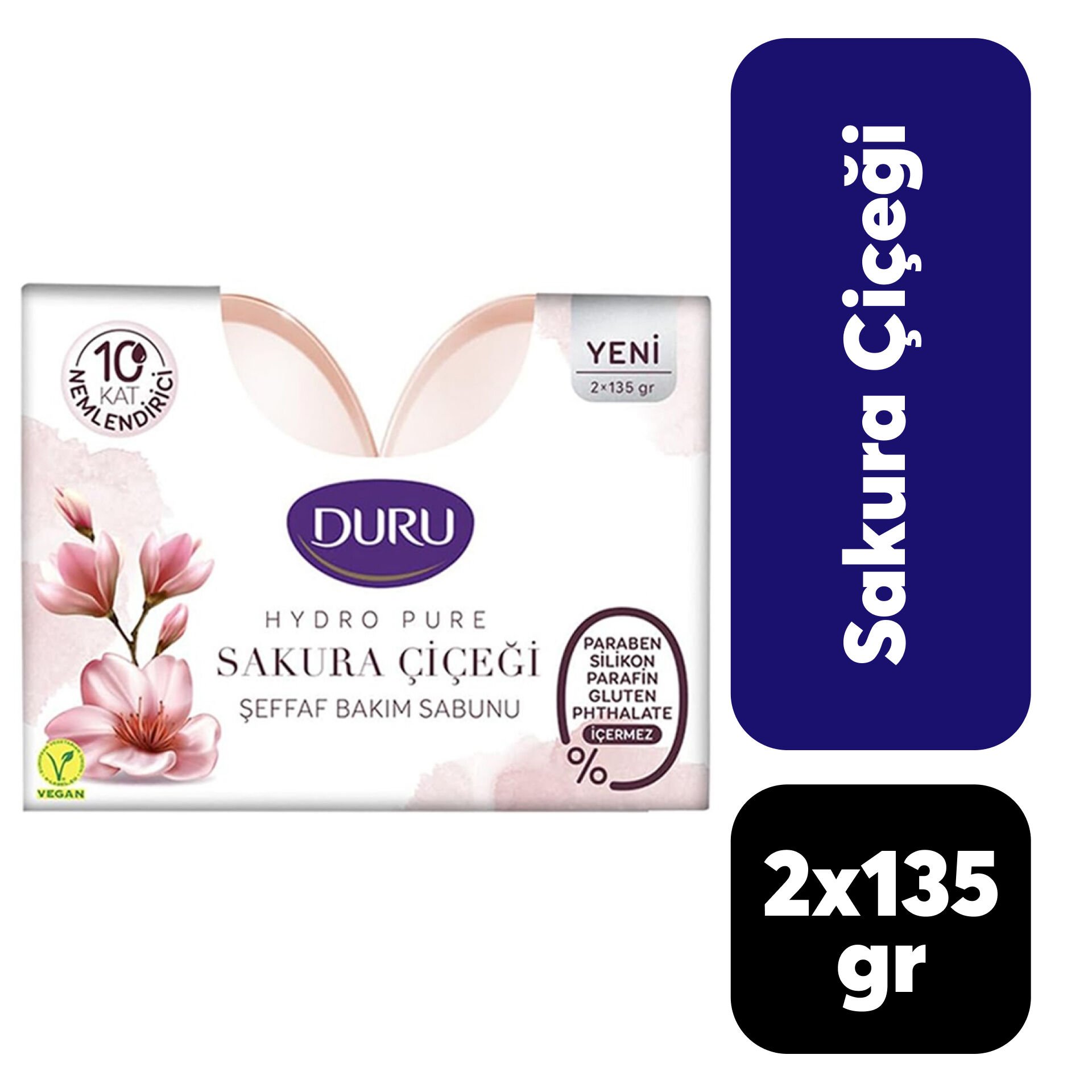 Sabun Duru Duş 2x135 gr Sakura Çiçeği
