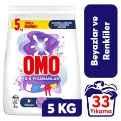 Omo 5 kg Beyazlar ve Renkliler