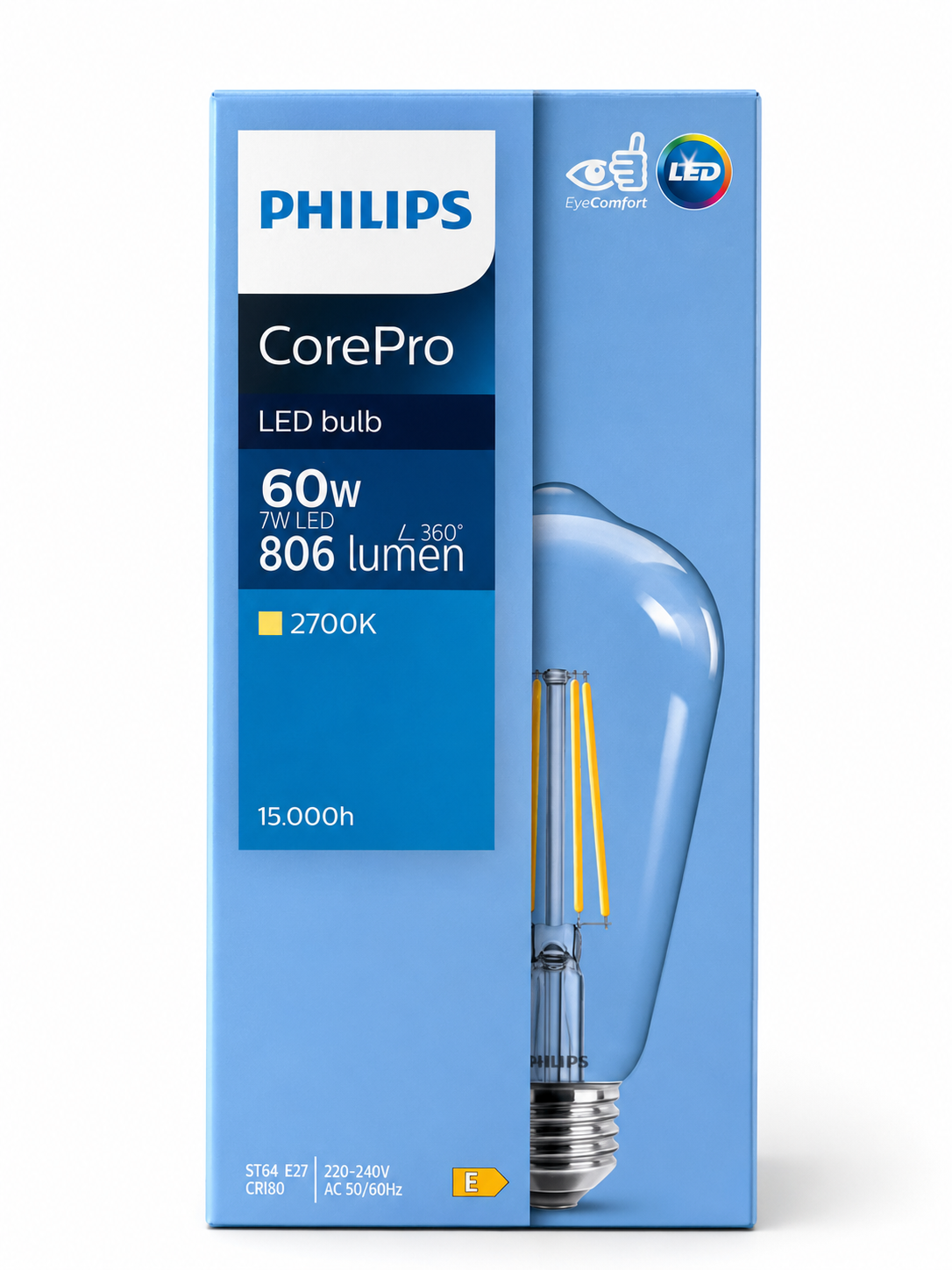 Ampul Philips CorePro Led 60W Büyük Duy E27