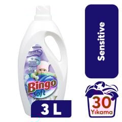 Bingo Soft Sıvı Deterjan Sensitive 3 Lt