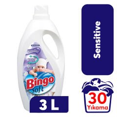 Bingo Soft Sıvı Deterjan Sensitive 3 Lt