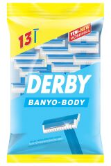 Poşet Derby Banyo 13'lü Kulan-At Tıraş Bıçağı