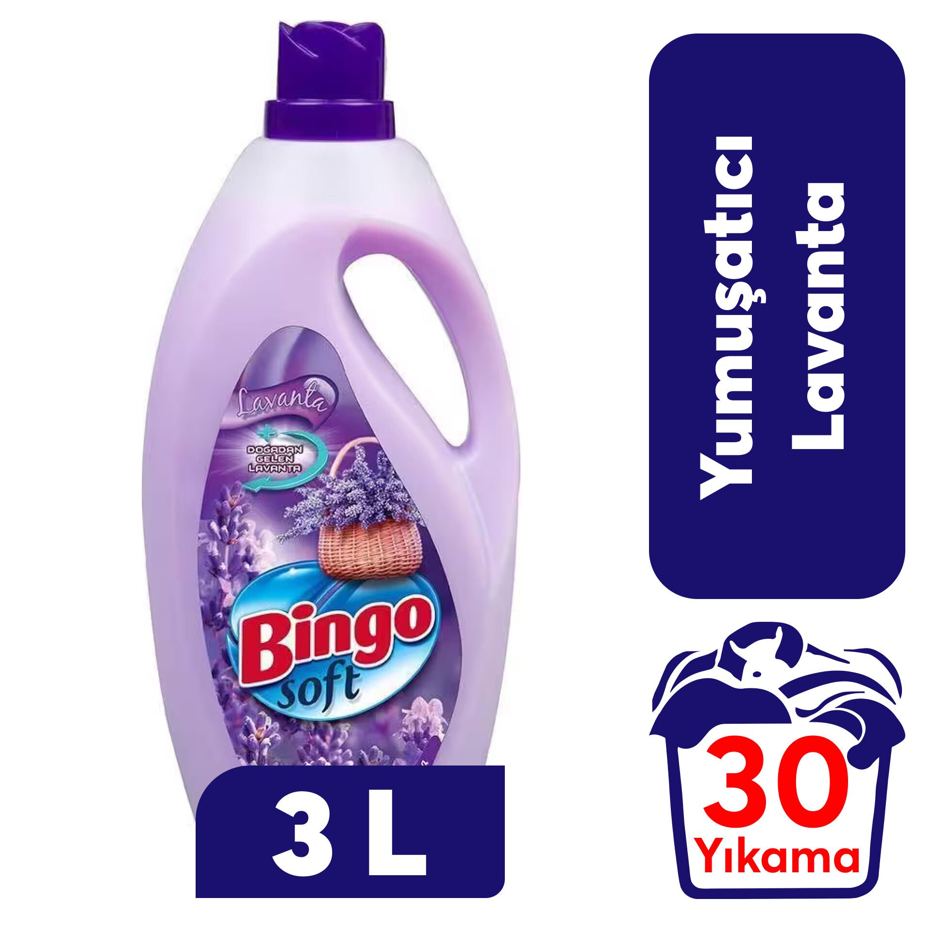 Bingo Soft Sıvı Deterjan Lavanta  3 Lt