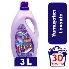Sıvı Deterjan Bingo Soft Lavanta  3 Lt