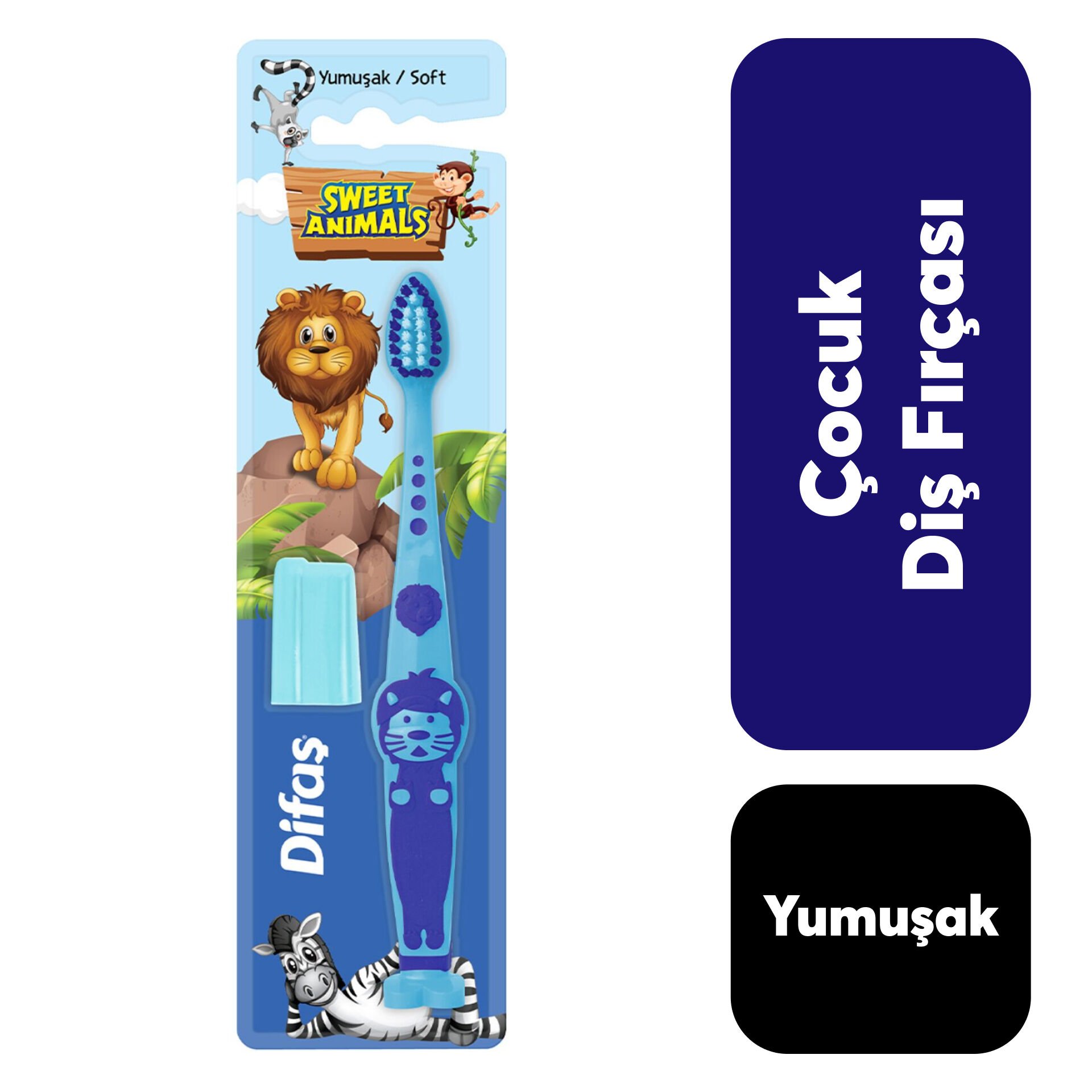 Diş Fırçası Difaş Çocuk Sweet Animals Yumuşak